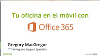 Vídeo curso Tu oficina en el móvil con Office 365