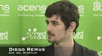 acens.tv, desde Red Innova, entrevistando a Diego Remus