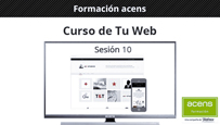 Vídeo curso Tu Web (10/10): La herramienta de Tienda Online