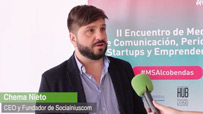 Entrevista a Chema Nieto (CEO de Socialnius.com) durante el II Media Startups Alcobendas