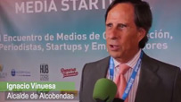 Entrevista a Ignacio Vinuesa (Alcalde de Alcobendas) durante el II Media Startups Alcobendas