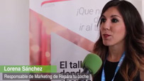 Entrevista a Lorena Sánchez (Repara tu coche) durante el II Media Startups Alcobendas