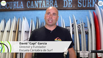 Capi García (Escuela Cántabra de Surf): “Estuvimos 5 años dando clases y viviendo dentro de una caseta en la playa”