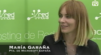 acens.tv, desde Red Innova, entrevistando a María Garaña Corces