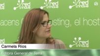 acens.tv, especial #RI2012 entrevistando a Carmela Ríos: «Un periodista sin Twitter no tiene sentido»